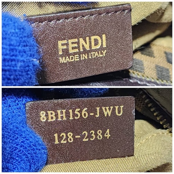 Authentic FENDI Zucca Small Chef Shopping Tote Bag Tobacco Moro Brown - Picture 7 of 14